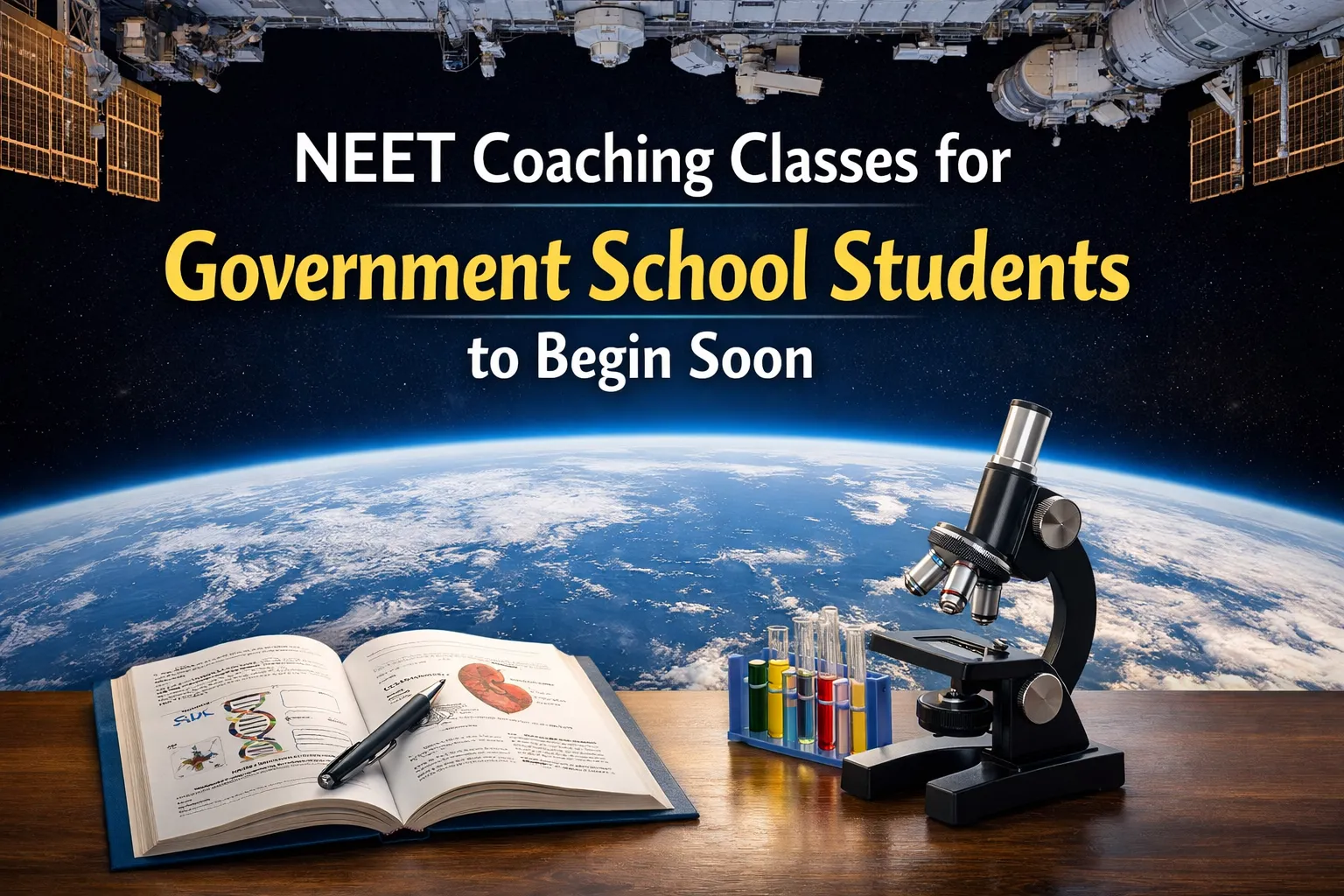 NEET coaching classes for government school students to begin soon